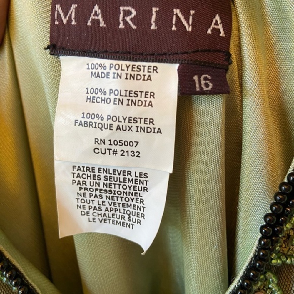 Marina evening dress, sz‎ 16 - Picture 8 of 11